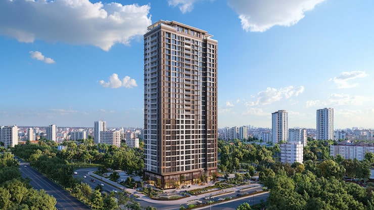 Artist's impression of a residential tower