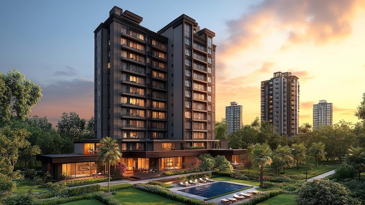 Artist's impression of luxury apartments at Chiraan Fort